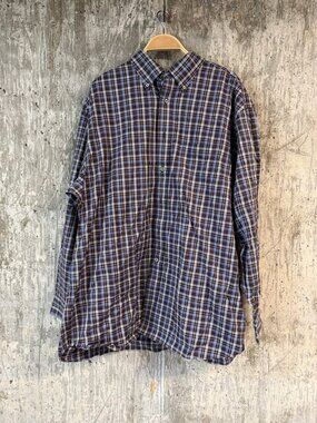 DANIEL CREMIUEX Men's Signature Collection Non-Iron Long Sleeve Shirt Size XL
